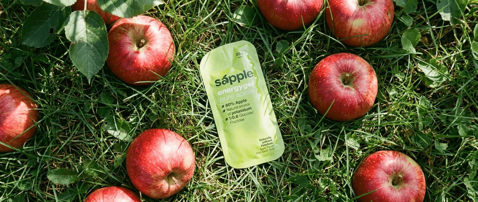 Frische Südtiroler Äpfel, der Ausgangspunkt von Sapple Power